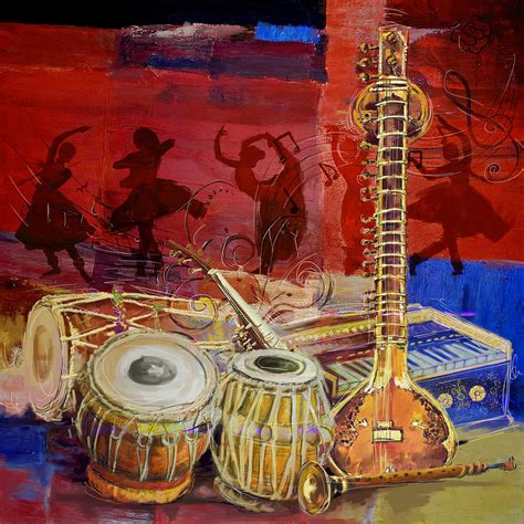 Indian Classical Music Paintings