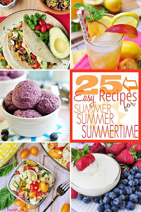 25 Easy Recipes For Summertime Five Heart Home Easy Summer Meals