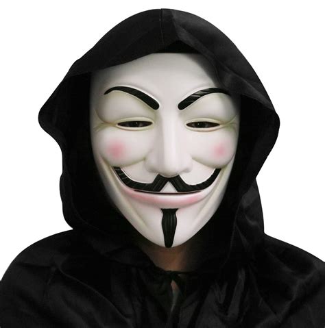 Buy V For Guy Fawkes Anonymous Cosplay Resin Hacker Halloween Party Costume Props Online At