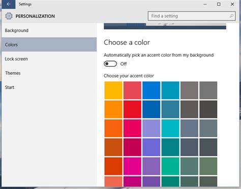 Taskbar Color Change In Windows 10