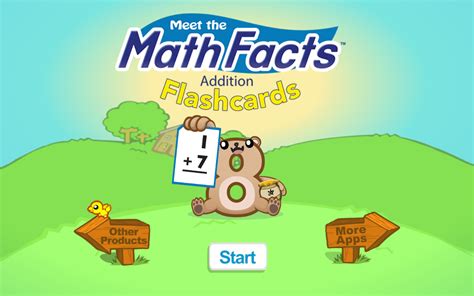 Meet The Math Facts Addition Flashcardsamazonesappstore For Android
