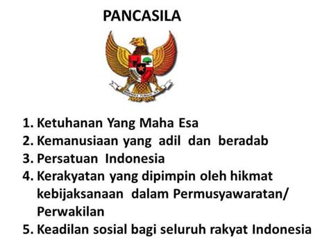 Lambang = padi dan kapas. TEKS PANCASILA : Pengertian, Sejarah, Cara Mengaplikasikan ...