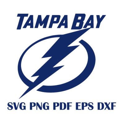 Tampa Bay Lightning Svg Vector Hockey For Cricut