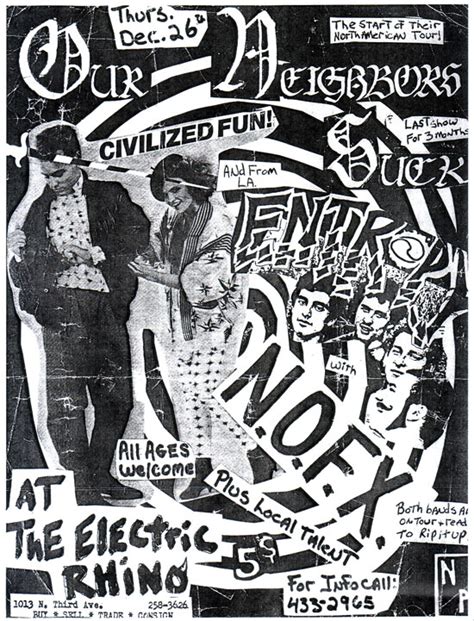 12 More Punk Show Flyers From The 1980s