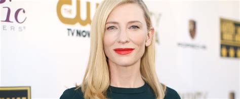 Cate Blanchett Hair And Makeup Critics Choice Awards 2014 Popsugar Beauty