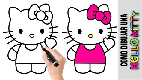 Como Dibujar Una Hello Kitty Dibujos Fáciles Para Dibujar Paso A Paso