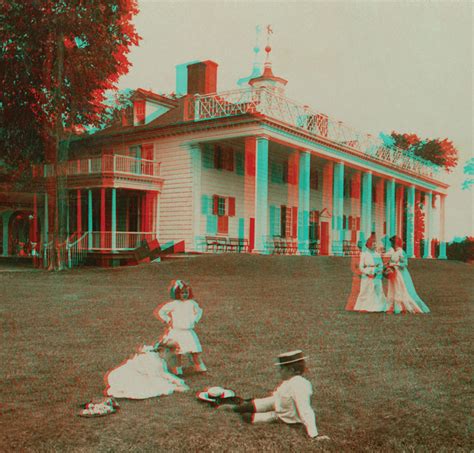 Step Back In Time And View 19th Century Photographs Of Mount Vernon In 3 D · George Washington