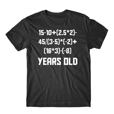 Funny 21st Birthday Math Shirt 21 Years Old Algebra Equation Etsy