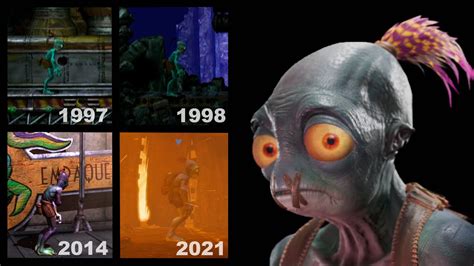 Oddworld 1997 2021 Abes Oddysee Vs Abes Exoddus Vs New N Tasty