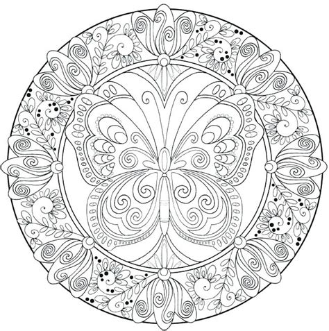 This coloring sheet is for kids who are fascinated by flowers . Complex Mandala Coloring Pages Printable at GetColorings ...