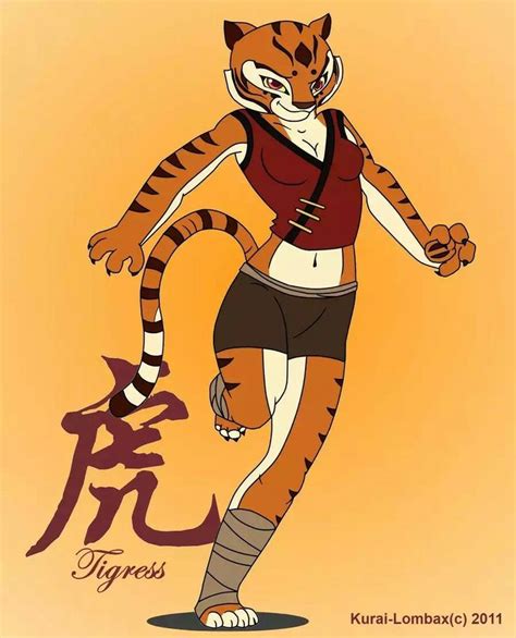 Master Tigress Arte De Panda Kung Fu Panda Personajes Caricaturas
