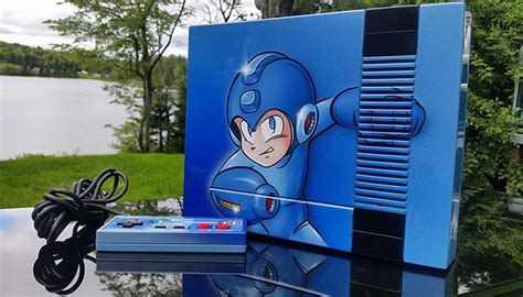 Cksigns1s Super Cool Airbrushed Mega Man Nes Console Tgg
