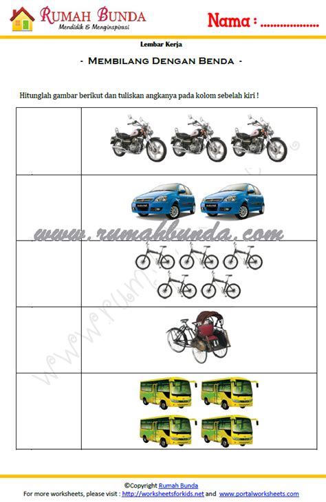 26 gambar belajar berhitung terbaik belajar matematika kelas 5. WORKSHEET : AKU PINTAR BERHITUNG (part 1) | Rumah Bunda