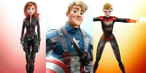 The Avengers Look Amazing As Disney Animated Characters