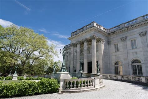 The Marble House A Famous Vanderbilt Mansion In Newport Ri Editorial
