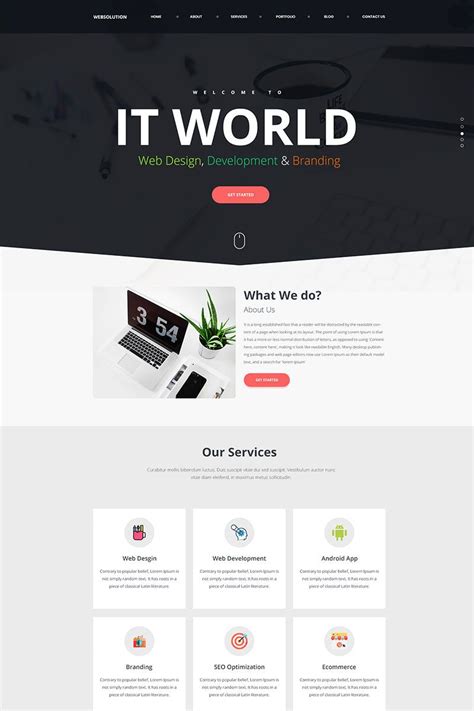Business Landing Page Template No 76805 Landing Page Template