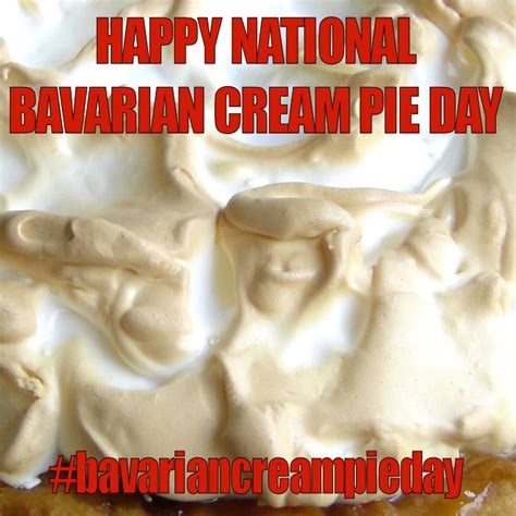 november 27 2014 national bavarian cream pie day pie day bavarian cream cream pie