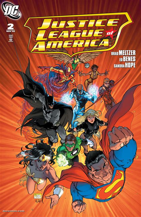 Justice League Of America Cover 2 By Michael Turner Marvel Comics