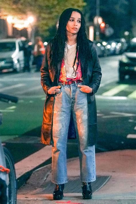 After a year and six months, the actress. Zoe Kravitz - "High Fedelity" Set in New York 04/19/2019 ...