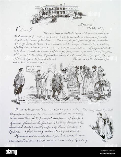 Illustrated Letter By Randolph Caldecott 1846 1886 A British Artist