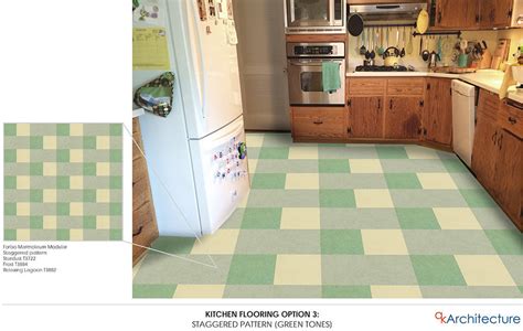 Wood look porcelain tiles are engineered to give kitchen floors a natural warmth and feel that can withstand spills and stains. Diana's 10 - yes, ten! - kitchen floor tile pattern mockups - and the final choice, tweaked some ...