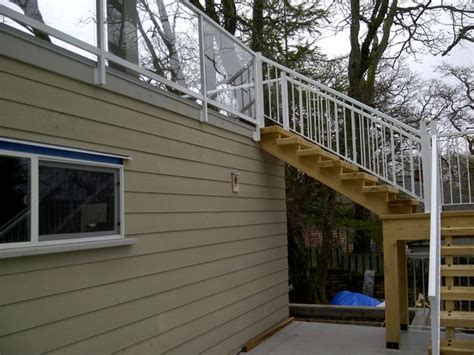 We recently bought a house, and they had a deck over the garage. Deck over Garage, View Royal, Victoria BC