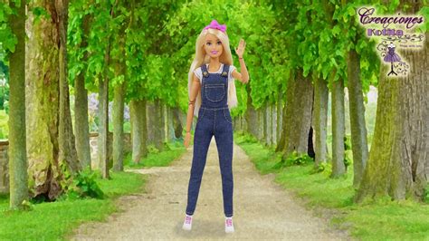 Curvy Barbie Dungarees Creaciones Kotita