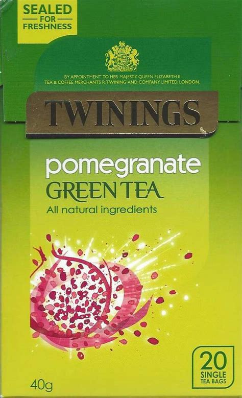 Twinings Pomegranate Green Tea 20 Tea Bags