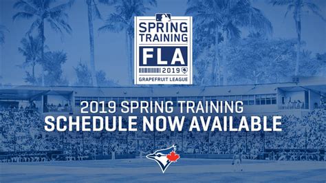 Check out the toronto blue jays 2021 schedule here at cheaptickets. 2019 Toronto Blue Jays Spring Training Schedule Released ...