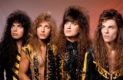 When the talk is about glam metal, long haired rockers in colorful attire belting out melodic power ballads come to mind. The Fug Girls Look Back at '80s Hair-Band Style -- Vulture