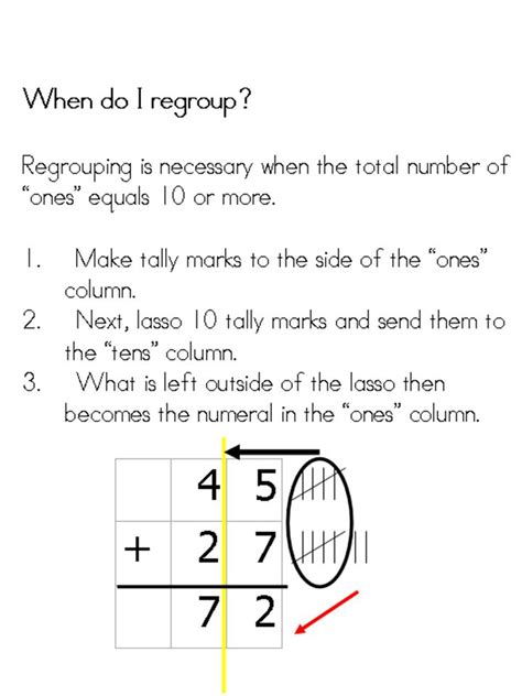 Mrs Trevinos 2nd Grade Class Addition W Regrouping Using Tally Marks