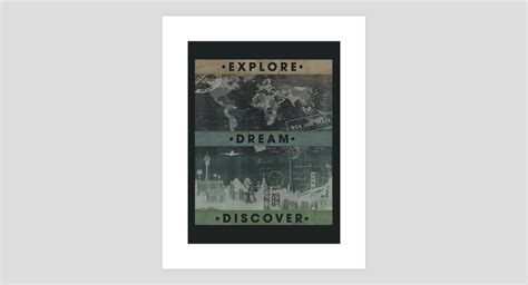 Exploredreamdiscover Art Print By Mel00 Design By Humans