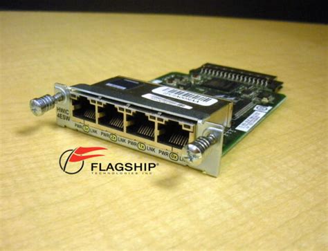 Cisco Hwic 4esw 4 Port 10100 Ethernet Switch Interface Card Ebay