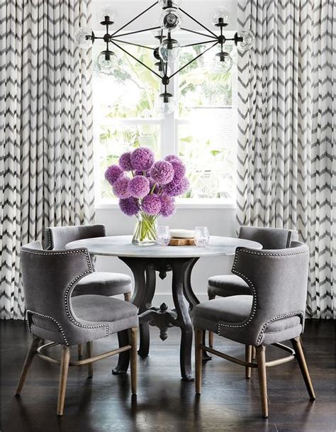 Removable table leaves provide you the additional space needed when unexpected dinner guests show up. 25 Gray Dining Room Design Ideas