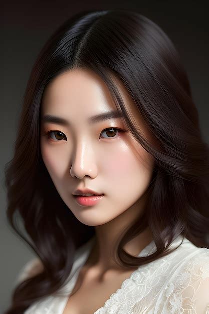 premium ai image beautiful korean woman with beautiful skin beautiful korean model