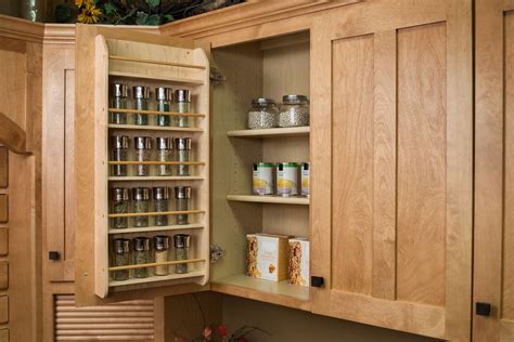 Cabinet Door Mounted Spice Rack Hozz Interior