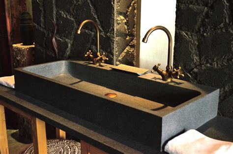 Check spelling or type a new query. lavabo salle de bain double vasque en pierre granit gris ...