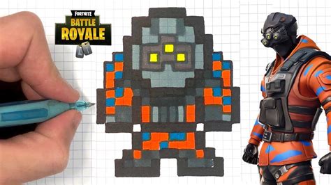 Dibujos De Pixel Art De Fortnite Images