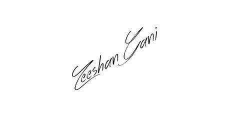 Zeeshan gani | Name signature, Signature, Create yourself