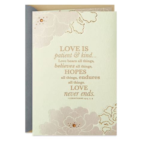 Hardcover / padded high end cards. Send kind words and blessings to the happy couple with this wedding card, featuring an embossed ...