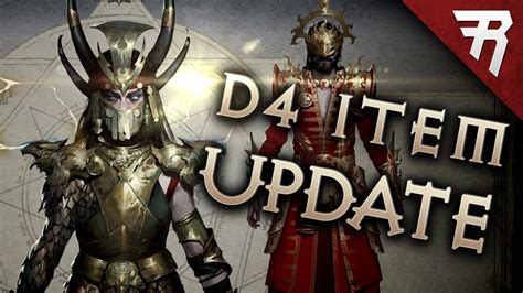 Diablo 4 News Update Dev Responds To Item Issues Youtube