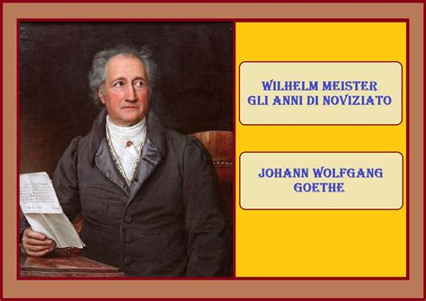 WILHELM MEISTER GLI ANNI DI NOVIZIATO Johann Wolfgang Goethe Blog