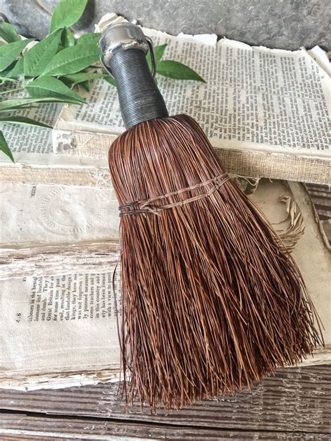 Antique Whisk Broom Hand Straw Brush Farmhouse Decor Fixer Upper Decor