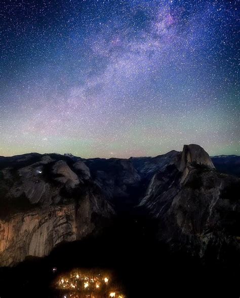 The Milky Way On A Perfect Summer Night In Yosemite National Park Oc