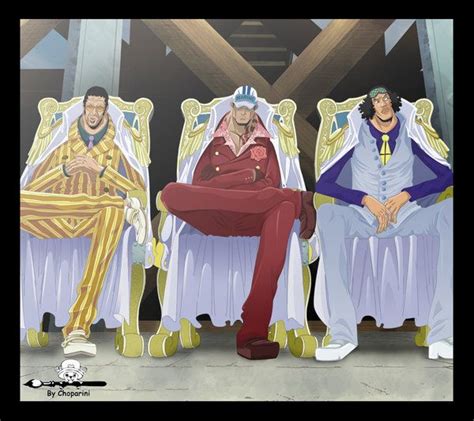 Three Admirals By Choparini On Deviantart In 2023 One Piece Images