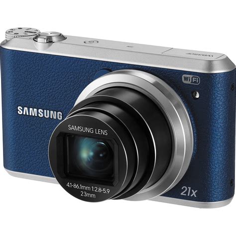 Samsung Wb350f Smart Digital Camera Blue Ec Wb350fbpuus Bandh