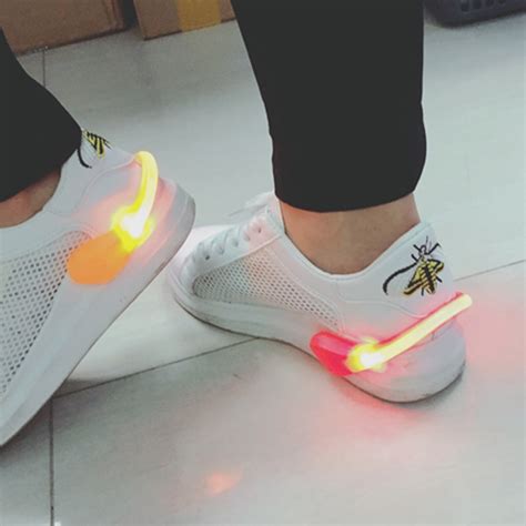 6pcs Night Running Outdoor Sports Gear Flashing Led Clip On Shoe Safety