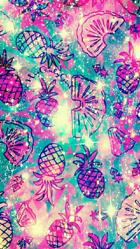 Summer Pineapple Surprise Galaxy Iphoneandroid Wallpaper I Created For