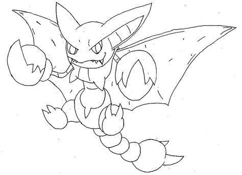 Printable Gliscor Pokemon Coloring Page Free Printable Coloring Pages