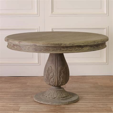 Acorn Pedestal Round Medium 120cm Dining Table Furniture - La Maison